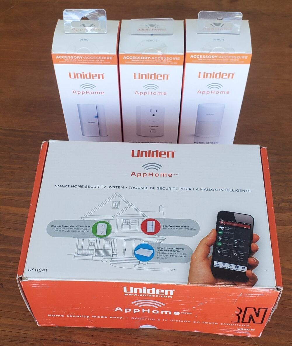 New Uniden AppHome USHC41 Smart Home Security System Plus One Extra Door/ Window